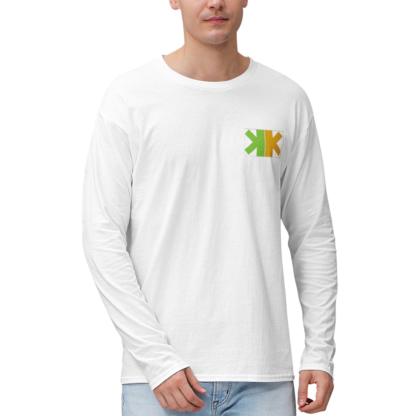 K-K 100% Highweight Cotton Long Sleeve Back Design Shirts