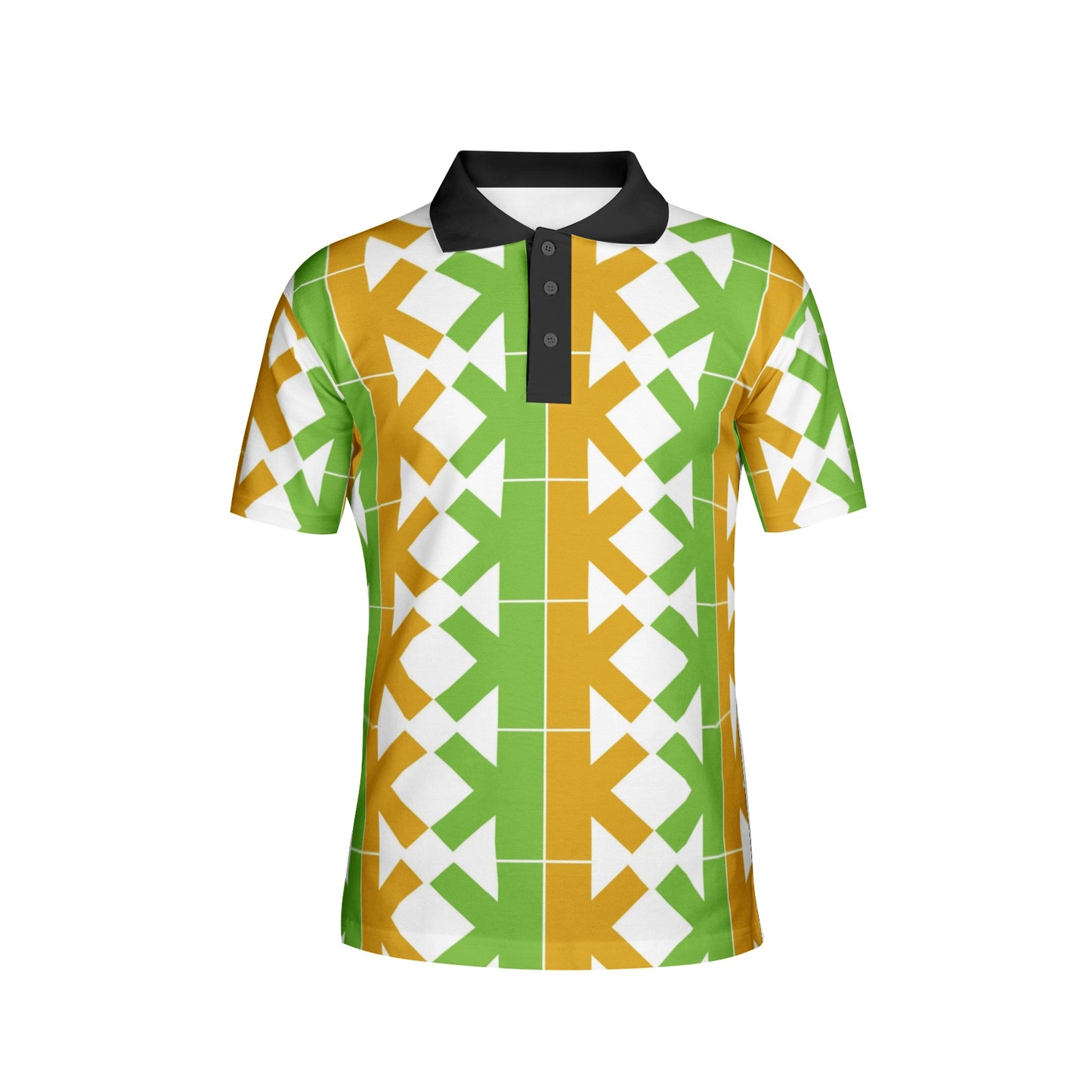 K-K All-Over Print Polo Shirts