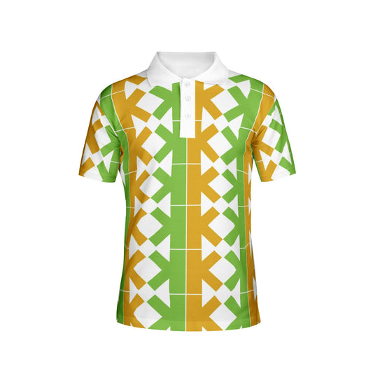 K-K All-Over Print Polo Shirts