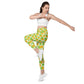 K-K Crossover Leggings With Pockets
