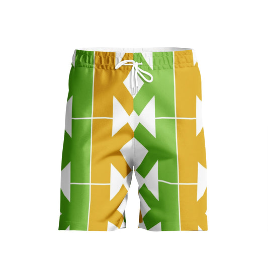 K-K Print King Beach Shorts