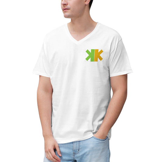 King 100% Cotton V‑Neck T‑shirt