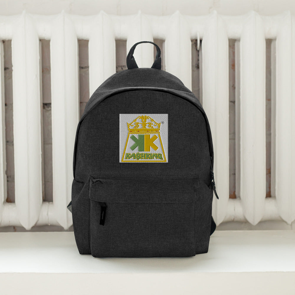 K-K Crown Embroidered Backpack