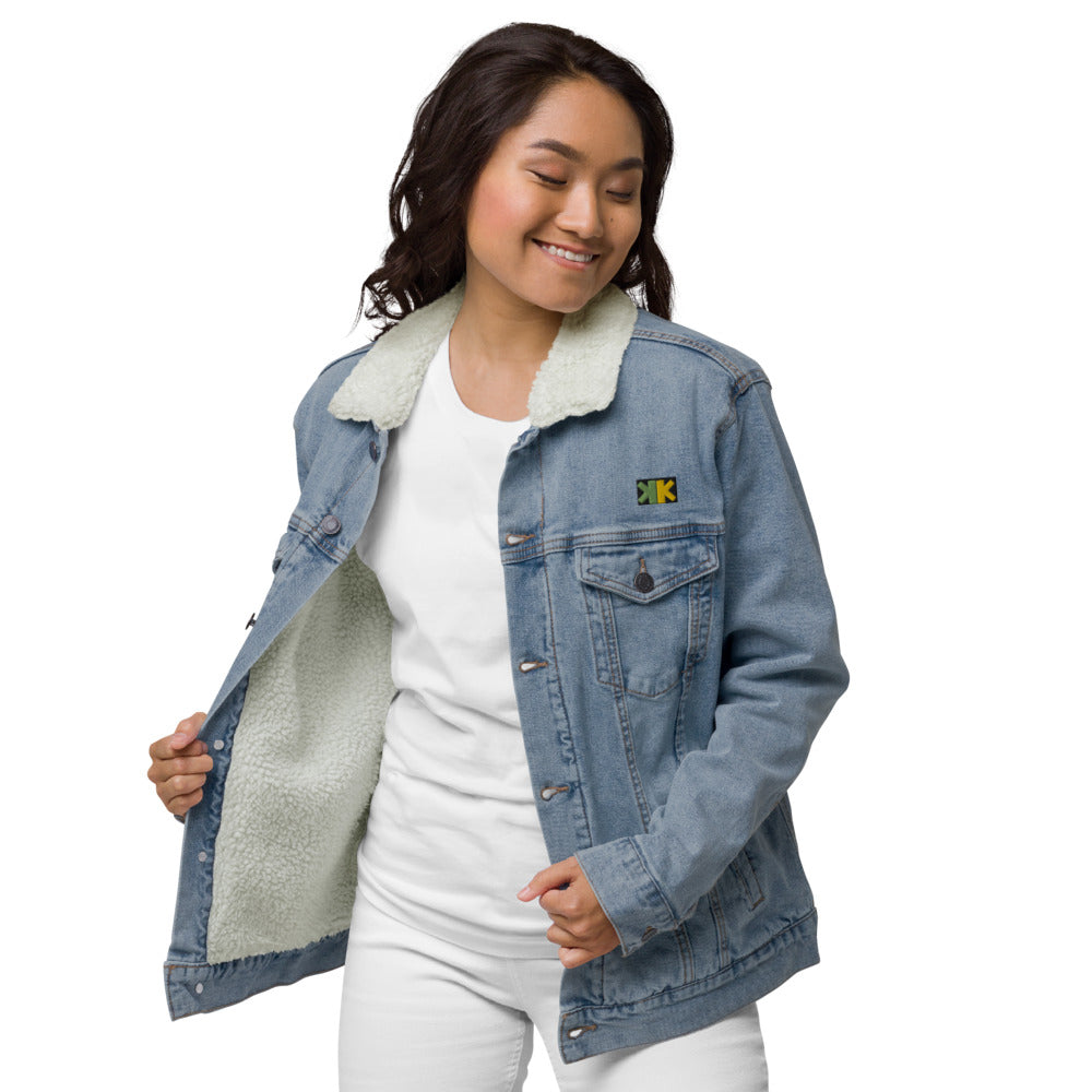 Kash_King_Kween Denim Sherpa Jacket