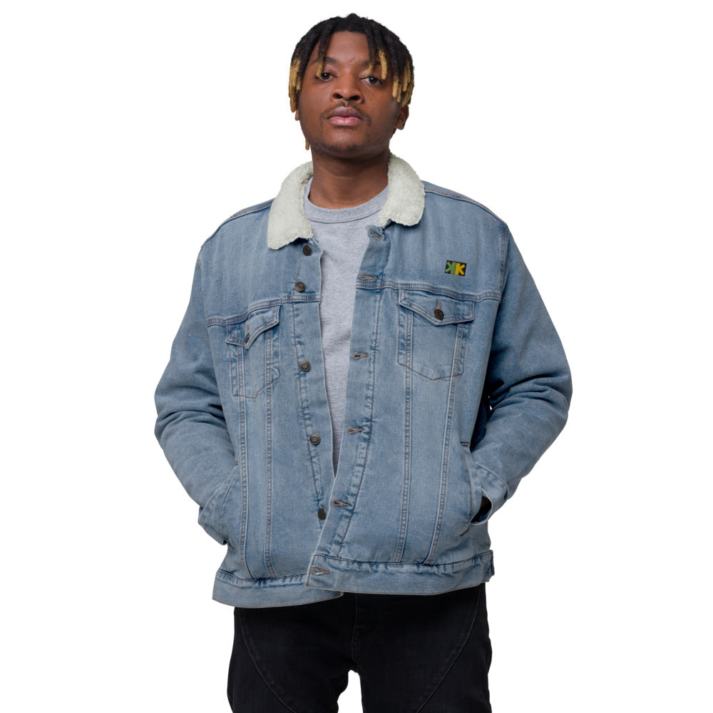 Kash_King_Kween Denim Sherpa Jacket