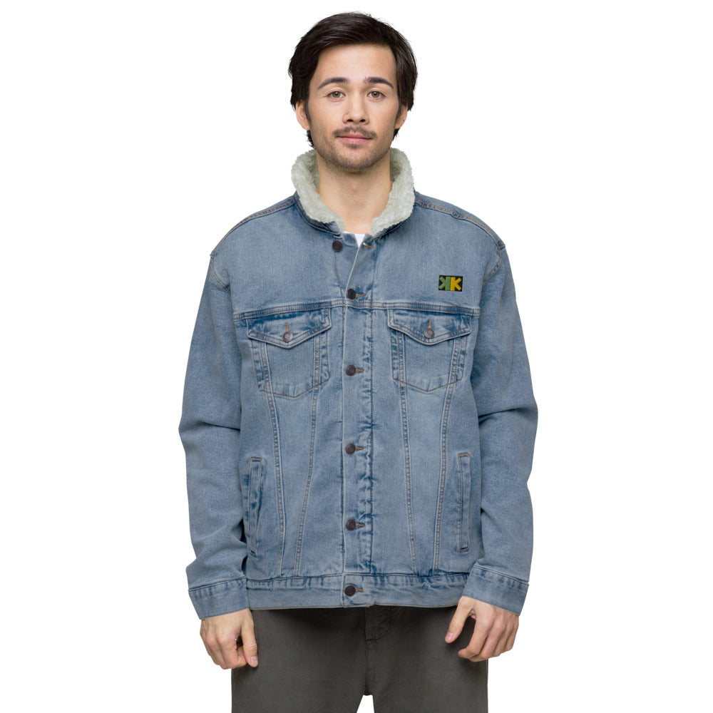 Kash_King_Kween Denim Sherpa Jacket