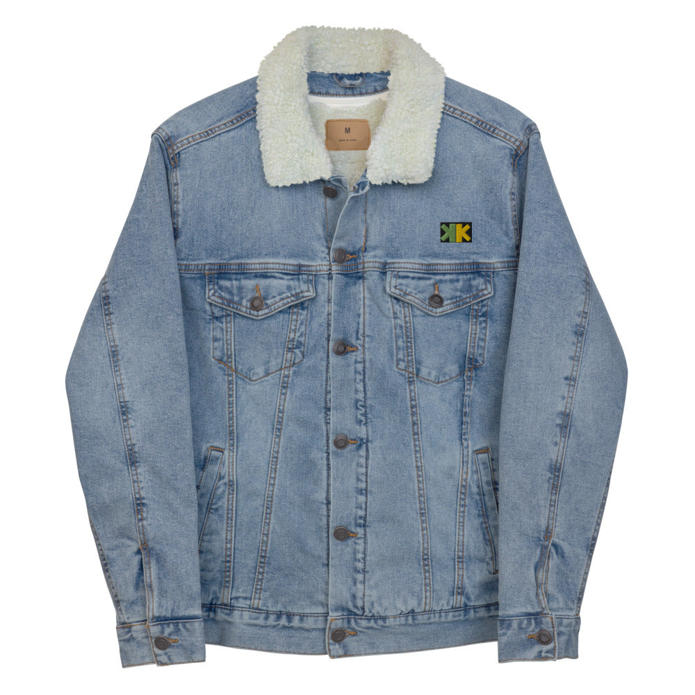 Kash_King_Kween Denim Sherpa Jacket